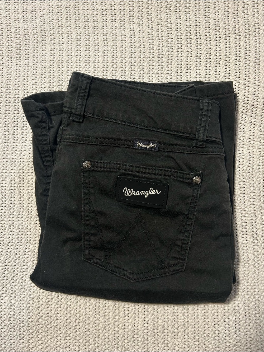 Wranglers Women Black Bootcut Jeans